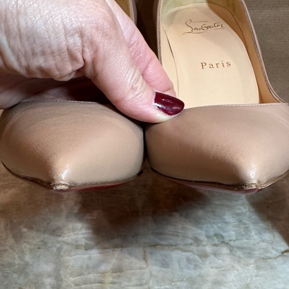 CHRISTIAN LOUBOUTIN Apostrophy Pump 100 Nappa 38.5 - Picture 10 of 14